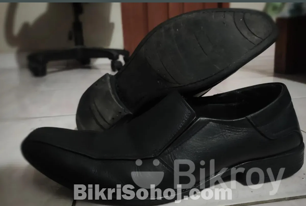Suki Brand Premium Black Leather Formal Shoes for Men